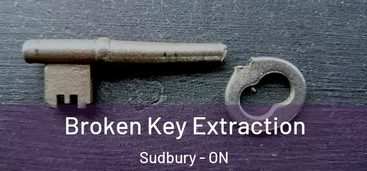  Broken Key Extraction Sudbury - ON